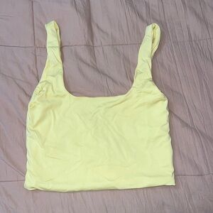 Forever 21 Yellow Crop Tank Size XS
